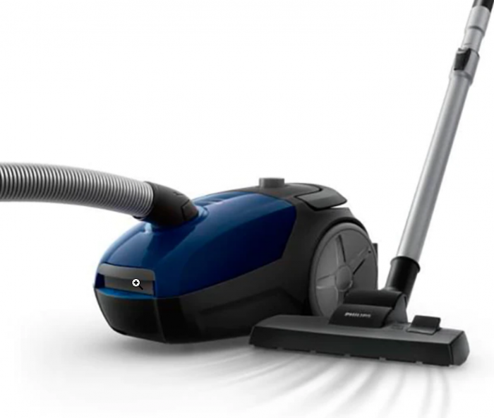 Aspirator cu sac Philips PowerGo FC8240/09, 750 W, 3 L, filtru antialergeni, Albastru [3]