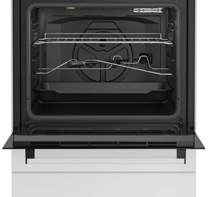 Aragaz Beko FBGT62110GWO, Gaz, 4 arzatoare, Safety Plus, Timer, Aprindere electrica plita/cuptor, Grill gaz, Arzatoare cu eficienta ridicata, 60 cm, Alb [4]