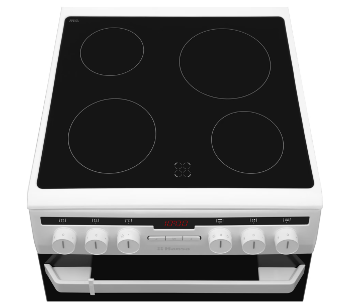 Aragaz Hansa FCCW58200, 4 zone de gatit, Electric, Curatare abur, Grill, Clasa A, 50 cm, Alb [5]