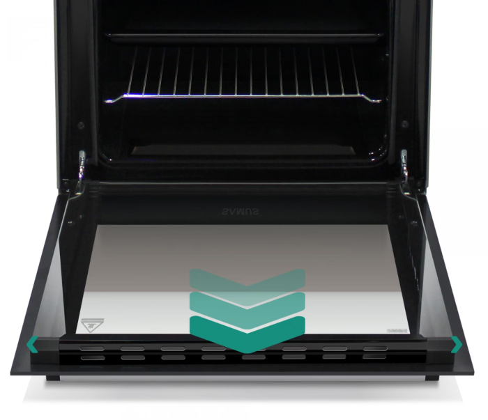 Aragaz Samus SM664MPGS, 4 Arzatoare gaz, 1 Wok, Cuptor gaz, Aprindere electrica plita si cuptor, Timer, Grill, Maro [4]