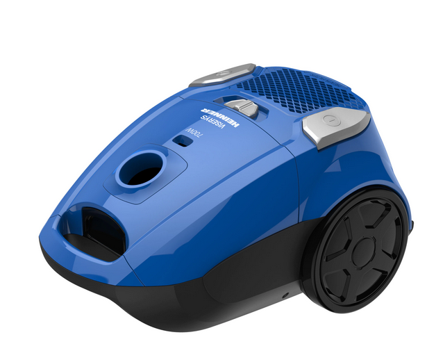 Aspirator cu sac Heinner HVC-MBL1400-V2, 700 W, sac textil, 3 L, putere variabila, HEPA 12, tub telescopic metalic, Albastru [4]
