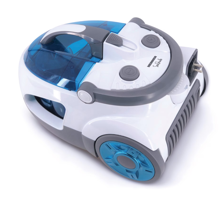 Aspirator fara sac Heinner SeaShade HVC-V800WBL, 800W, putere absorbtie: >170W, 2L, tija telescopica din metal, accesorii 2 in 1, perie canapea, alb/albastru [2]