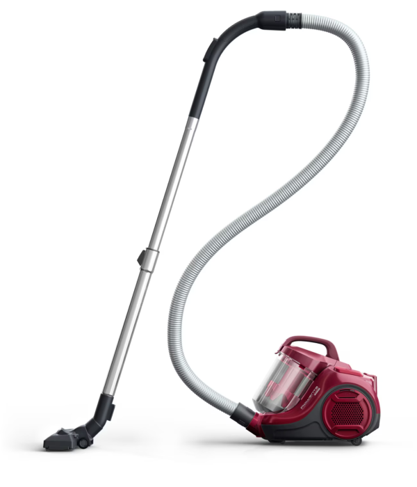 Aspirator fara sac Rowenta Swift Power Cyclonic RO2910EA, 750W, 3 niveluri de filtrare, acoperire 7.5m, motor Effitech, rosu [3]