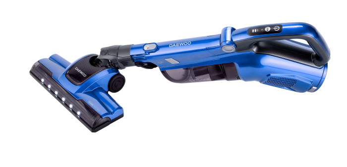 Aspirator vertical Daewoo 9 in 1 RSH-310GB-1, putere 130 W, recipient colectare praf 0.6 litri, filtru HEPA, Litiu-Ion 22.2 volti, autonomie 30 de minute, timp de incarcare 4 ore, baterie detasabila, [6]