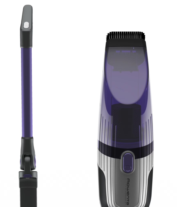 Aspirator vertical fara fir Rowenta X-Trem Compact 2 in 1 RH1238WO, 145W, 16.8V, autonomie 40 min, filtrare 99%, recipient praf 0.4 L, cap de aspirare cu iluminare LED, statie de incarcare cu suport p [6]