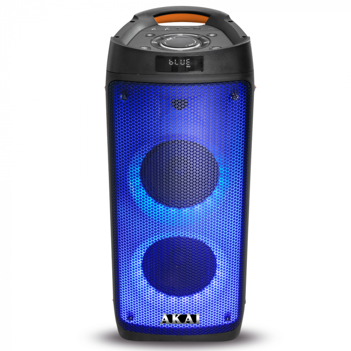 Boxa portabila Akai PARTY BOX 810, Bluetooth, Multi-colour Effect, Display LED, Negru [3]