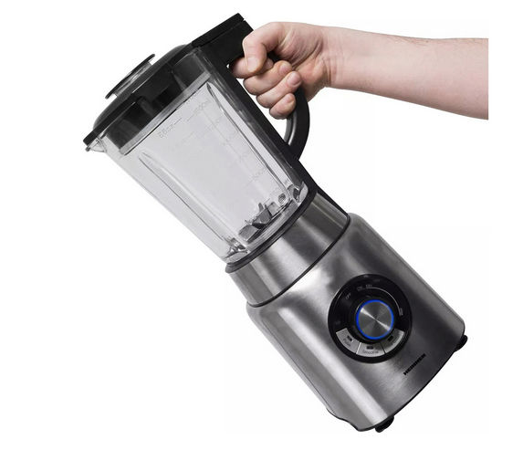 Blender Heinner HBL-1200XMC, 1200 W, 20.000 rpm, extra safe lock, 6 lame, functie smoothie, zdrobire gheata, Inox [3]