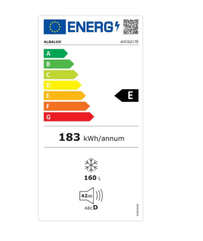 Congelator Albalux AXCG217E, 160 L, Clasa energetica E, Termostat reglabil, 5 sertare, H 142 cm, Alb [3]