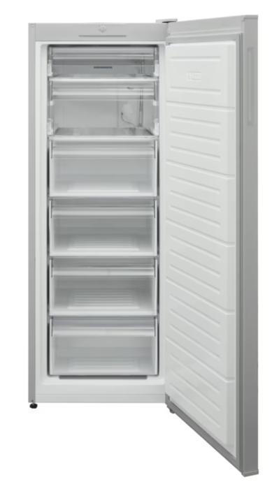 Congelator Heinner HFF-V188SE++, 188 l, 6 sertare, Clasa E, Control mecanic, H 145.5 cm, Argintiu [2]