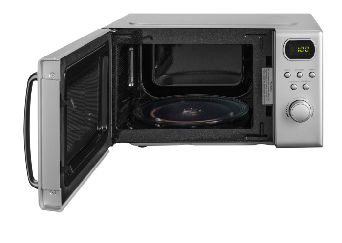 Cuptor cu microunde Daewoo, control digital, 20 litri, 700 W, Silver [4]