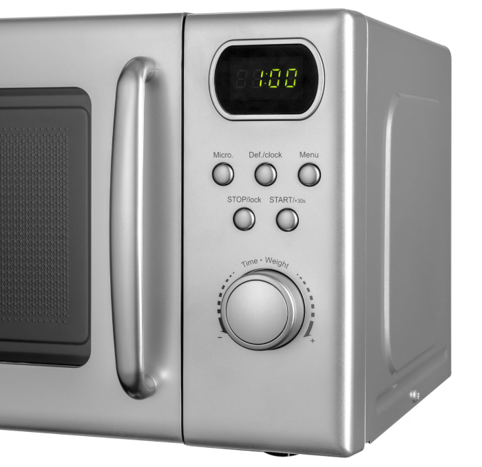 Cuptor cu microunde Daewoo, control digital, 20 litri, 700 W, Silver [5]