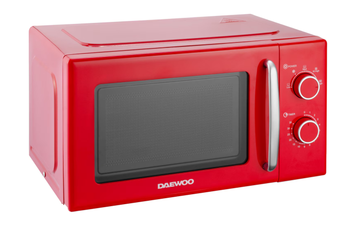 Cuptor cu microunde Daewoo KOR-6S20R, 20 l, 700 W, Mecanic, Rosu [5]