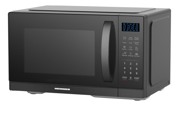 Cuptor cu microunde Heinner HMW-MD25DBK, 25 l, Control digital, 900 W, Negru [1]