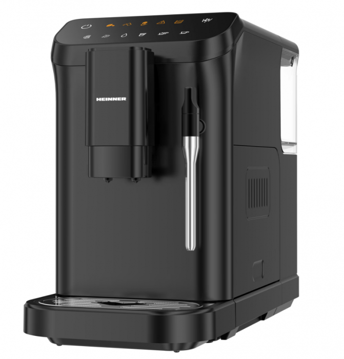 Espressor automat Heinner Buongiorno HEMA-D20DBK, 1350W, 20 bar, capacitate rezervor apa 1.5L, capacitate compartiment boabe 190g, Negru [2]