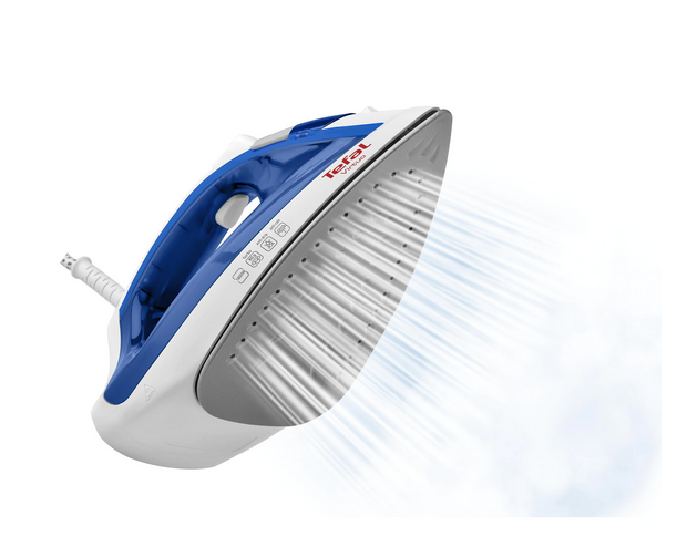 Fier de calcat Tefal Virtuo FV1711E0, 1800W, jet de abur 80 g/ min, abur variabil 0-24 g/ min, rezervor apa 200 ml, functie anticalcar, sistem antipicurare, albastru [3]