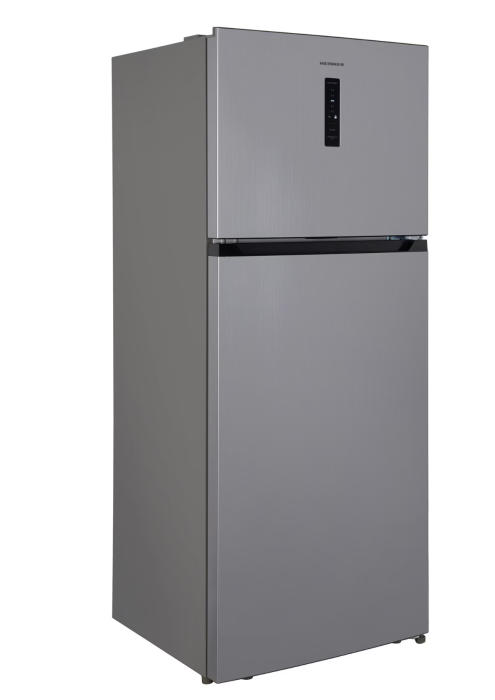 Frigider cu doua usi Heinner HF-HM415NFSE++, 415 l, Full No Frost, Clasa E, Compresor Dual Inverter, Display, Blocare Acces copii, H 178 cm, Argintiu [4]