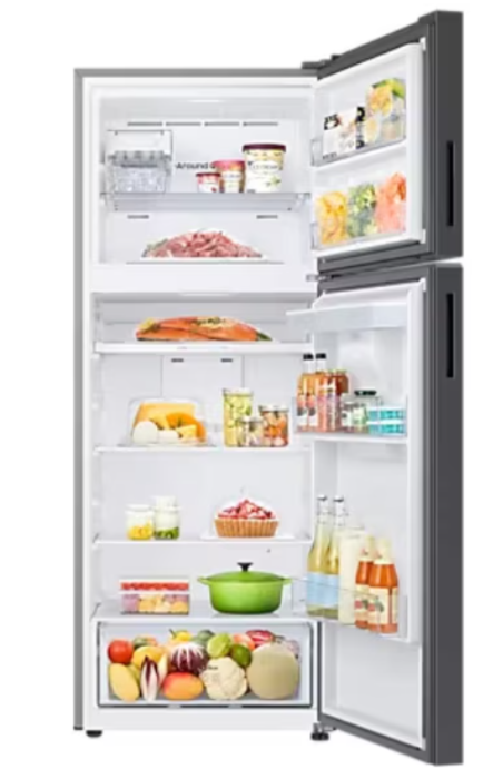 Frigider cu doua usi Samsung RT47CG6726B1EO, 462 l, Clasa E, No Frost, Dozator de apa, All Around Cooling, WiFi, Smart Control, Dark Inox [6]