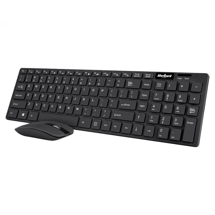 KIT TASTATURA SI MOUSE WIRELESS WS300 REBEL [2]
