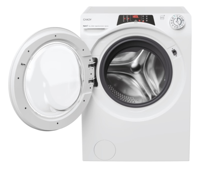Masina de spalat Candy RO 1294DWMT/1-S, incarcare frontala, 9 kg, 1200 RPM, Clasa A, WiFi, 16 programe, Alb [2]