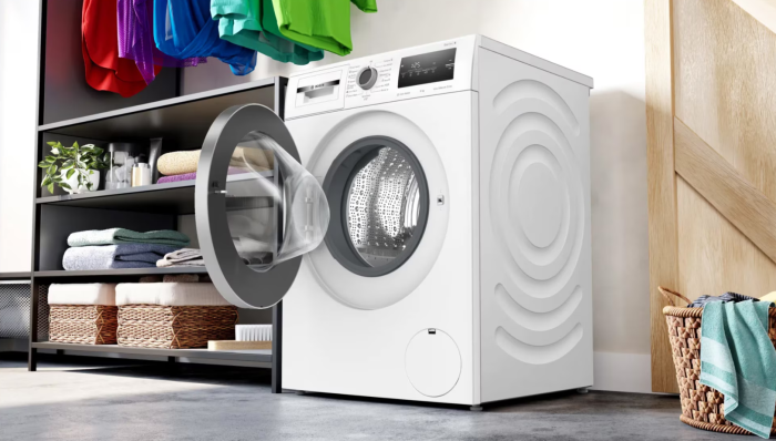 Masina de spalat rufe Bosch WAN28164BY, 8 kg, 1400 RPM, Iron Assist, EcoSilence Drive, 60 cm, Clasa A, Alb [3]