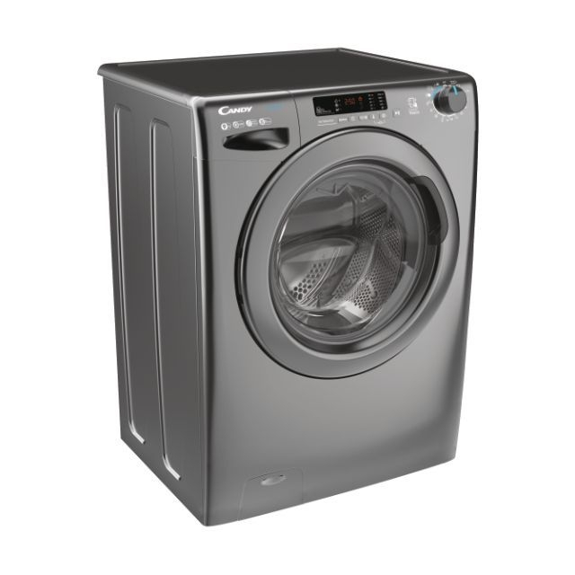 Masina de spalat rufe Candy Smart CS 1292DWRR4 1 S, 1200 RPM, 9 Kg, 16 Programe de spalare, Functia Easy Iron, Clasa B, Gri antracit [2]