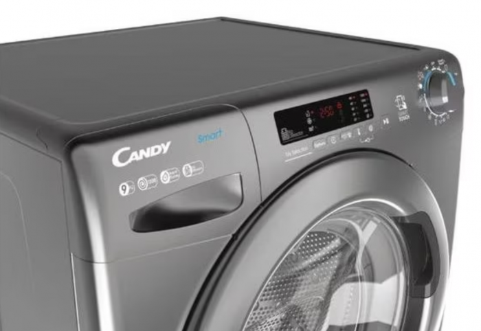Masina de spalat rufe Candy Smart CS 1292DWRR4 1 S, 1200 RPM, 9 Kg, 16 Programe de spalare, Functia Easy Iron, Clasa B, Gri antracit [4]