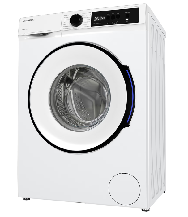 Masina de spalat rufe Daewoo DWD-RV7021, 7 kg, Clasa A, 1400 RPM, Motor inverter, Spalare cu Abur, Alb [4]