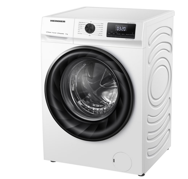 Masina de spalat rufe Heinner HWM-H8014INVA++, 8 kg, 1400 rpm, Clasa A, Motor Inverter, Display digital, Blocare acces copii, Alb [2]