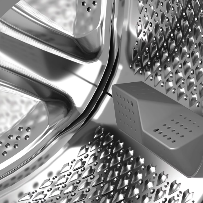 Masina de spalat rufe Slim Beko WUE6512XWST, 6 kg, 1000 RPM, Clasa E, Hygiene cu SteamCure, DrumClean SteamCure, Alb [6]