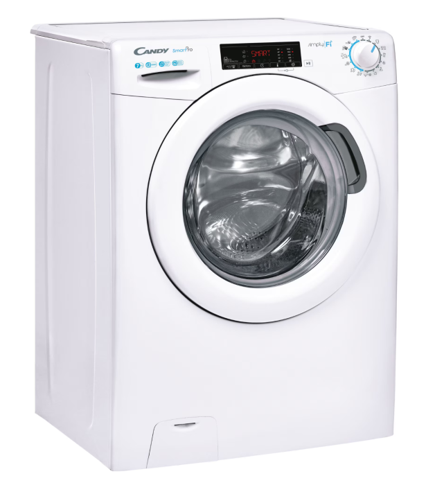 Masina de spalat rufe Slim Candy CSO4 1075TE/1-S, 7 kg, 1000 RPM, Clasa D, Active motion systems, WiFi , Steam, 45 cm, Alb [3]