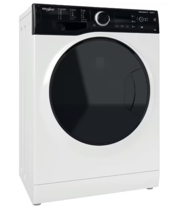 Masina de spalat rufe Slim Whirlpool WRSB7259DEU, 7 kg, 1200 rpm, Clasa B, Motor Inverter, Display Big digital, Negru [2]