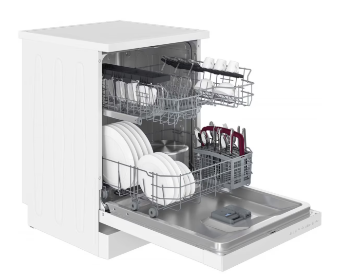 Masina de spalat vase Arctic DFN363, 14 seturi, 6 programe, Clasa D, Deschidere automata a usii, Aqua Protect, Mini 35, 60 cm, Alb [5]