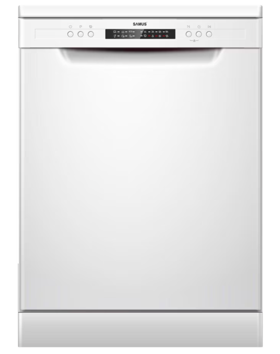 Masina de spalat vase independenta Samus SDW61.6, latime 60 cm, 12 seturi, 6 programe, Clasa de energie E, Control electronic cu LED-uri [1]
