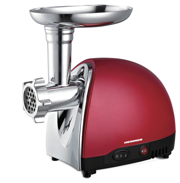 Masina de tocat carne Heinner MG1500TA-red, 1600W, 1.2 Kg/min, Rosu [2]