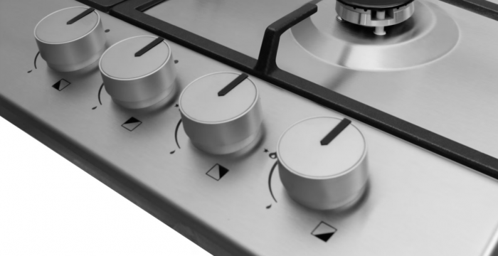 Plita incorporabila Hansa BHGI610502, Gaz, 4 arzatoare, Aprindere electrica, Gratar fonta, 60 cm, Inox [3]