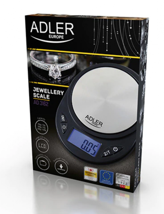 Cantar Electronic Adler, Functie Tara Afisaj LCD [2]