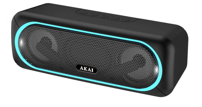 Boxa portabila Akai ABTS-141, Bluetooth, USB, micro SD, Aux, functie True Wireless [3]