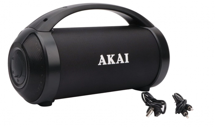 Boxa portabila Akai ABTS-21H, Bluetooth, USB, Aux in, radio FM, lumini difuzor, functie True Wireless Stereo, indicator LED nivel baterie [4]