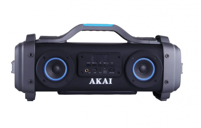 Boxa portabila AKAI ABTS-SH01 cu patru difuzoare super blaster , cu functie Karaoke ,Bluetooth , USB , Aux-in 3.5mm , Baterie reincarcabila [1]
