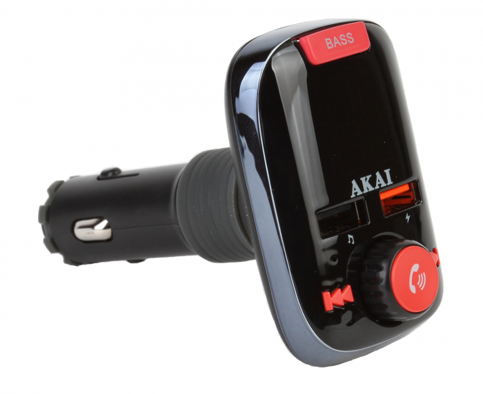 Modulator FM Akai FMT-74BT cu bluetooth , TF Card , AUX in/out, 2 x USB, functie player MP3 [4]
