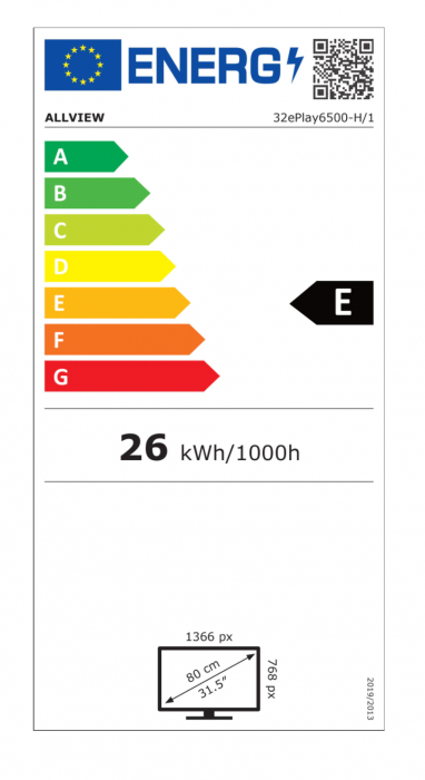 Televizor Allview 32ePlay6500-H/1, 81cm, HD, Smart, Clasa E, Negry [3]