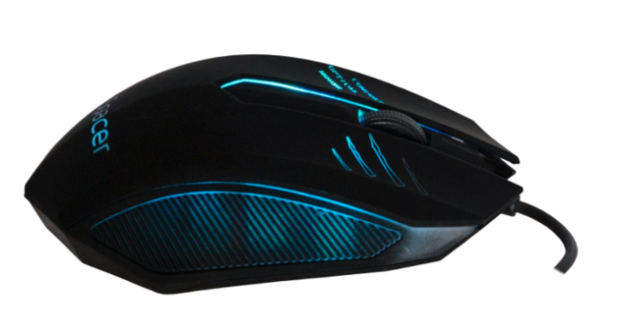 Mouse Spacer, Iluminare RGB, Negru [3]