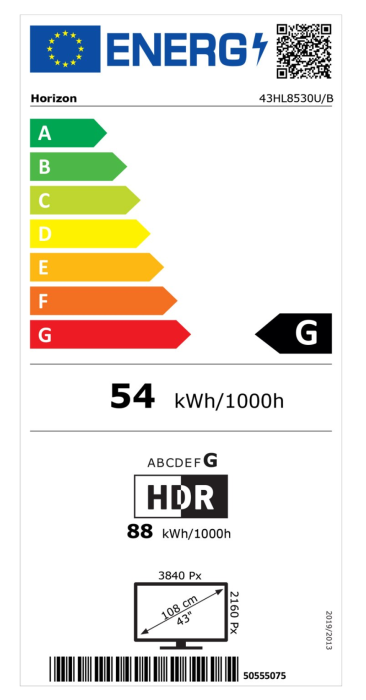 Televizor HORIZON 43HL8530U/B, 108 cm, Smart, 4K Ultra HD, LED, Clasa G [6]