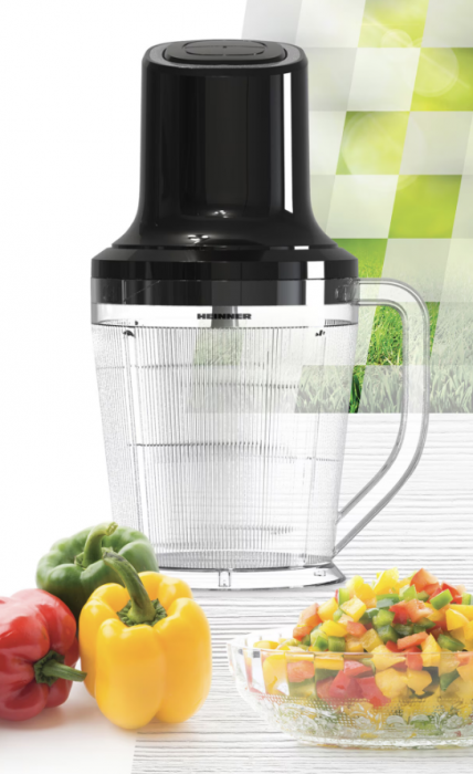 Tocator Heinner HMC-3B500BK , 500w, capacitate bol tocare 1.5l, accesorii 3 cutite inox, 2 viteze, Negru [2]
