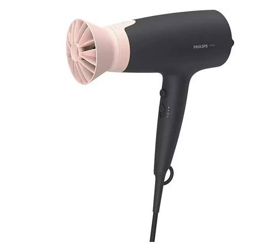 Uscator de par PHILIPS BHD350/10, 6 viteze, 6 trepte temperatura, 2100W, Negru-Roz [2]