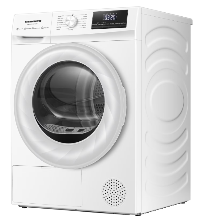 Uscator de rufe cu pompa de caldura HEINNER HHPD-HMY70FD++, Capacitate de incarcare 7 kg, Clasa energetica D, Alb [4]