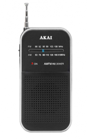 Radio portabil Akai APR-350, AM/FM, Negru [0]