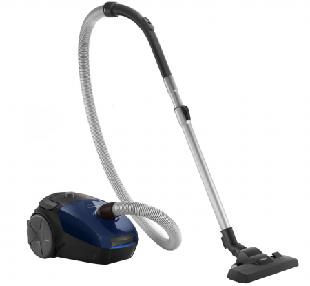 Aspiratoare - Aspirator cu sac Philips PowerGo FC8240/09, 750 W, 3 L, filtru antialergeni, Albastru