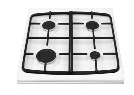 Aragaz Hansa FCMW582109, 4 arzatoare, Mixt, Aprindere electrica, Grill, Clasa A, 50 cm, Alb [1]