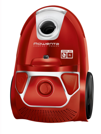 Aspirator cu sac Rowenta Compact Power parquet RO3953EA, 900W, Tub telescopic din metal, Sac Hygiene+, Rosu [2]